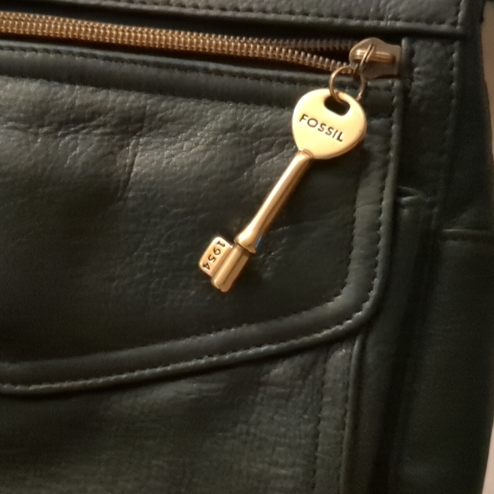 Fossil crossover black purse 1954